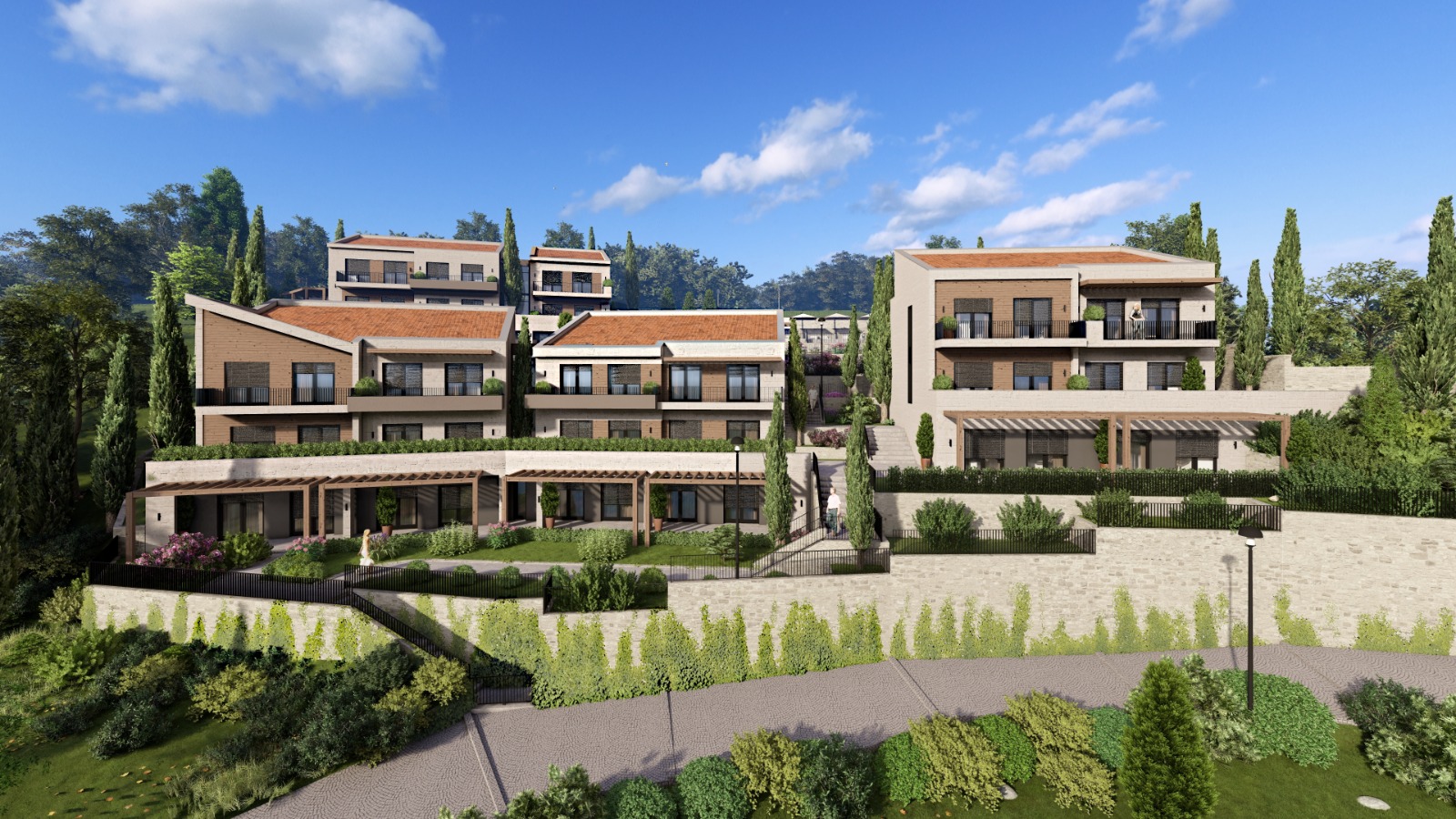 Apartments in the Blizikuce Complex