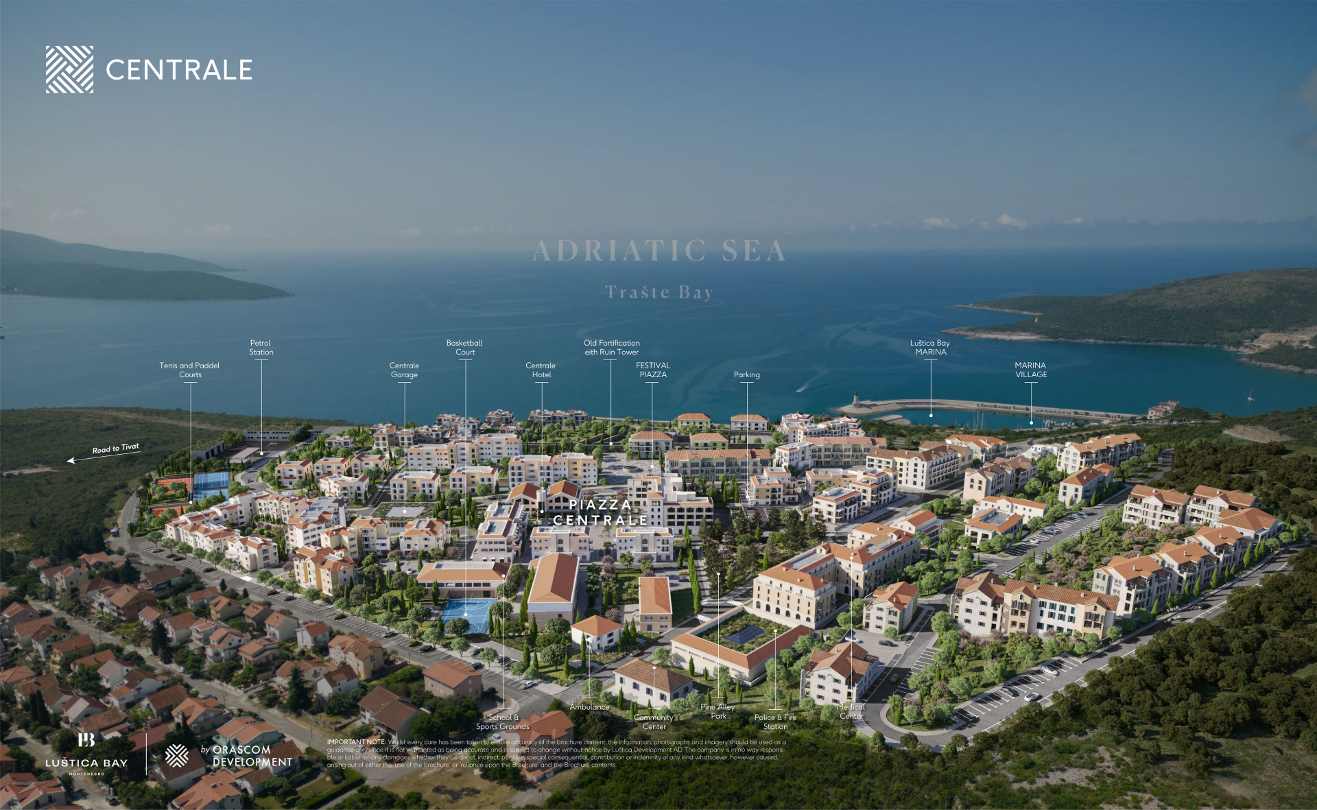 Lustica Bay Centrale Apartments from 40m2 to 100m2