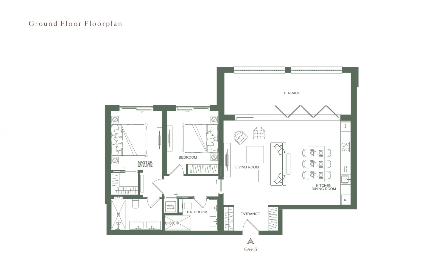 Apartment Luštica Bay 105m2 - 2