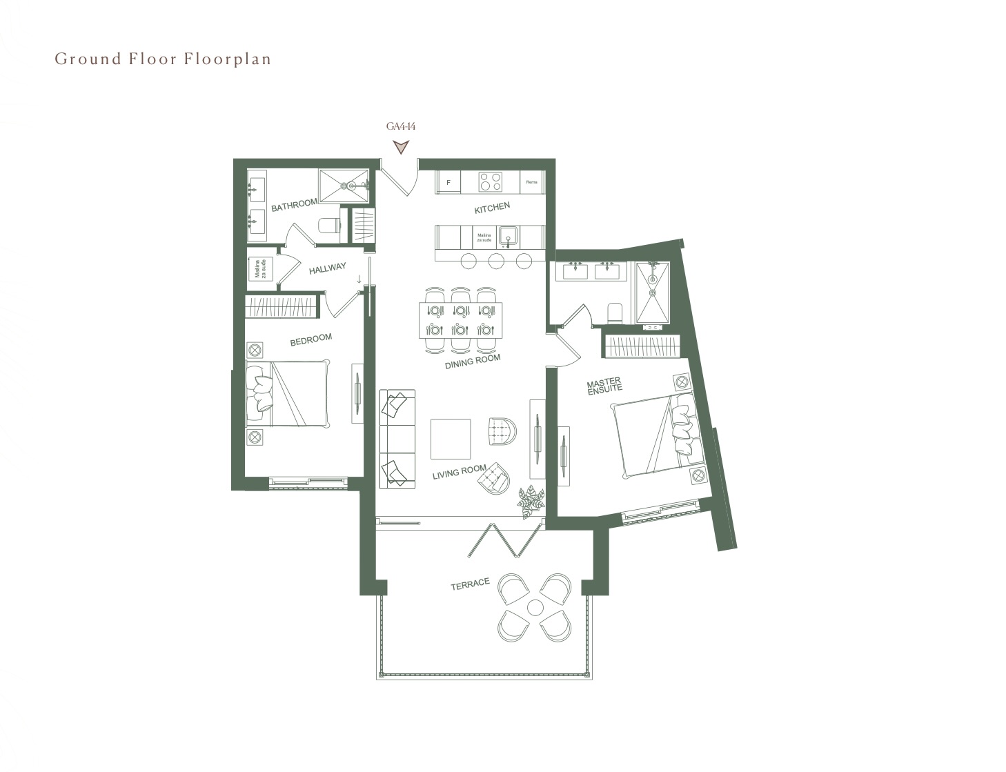 Apartment Luštica Bay 105m2 - 2