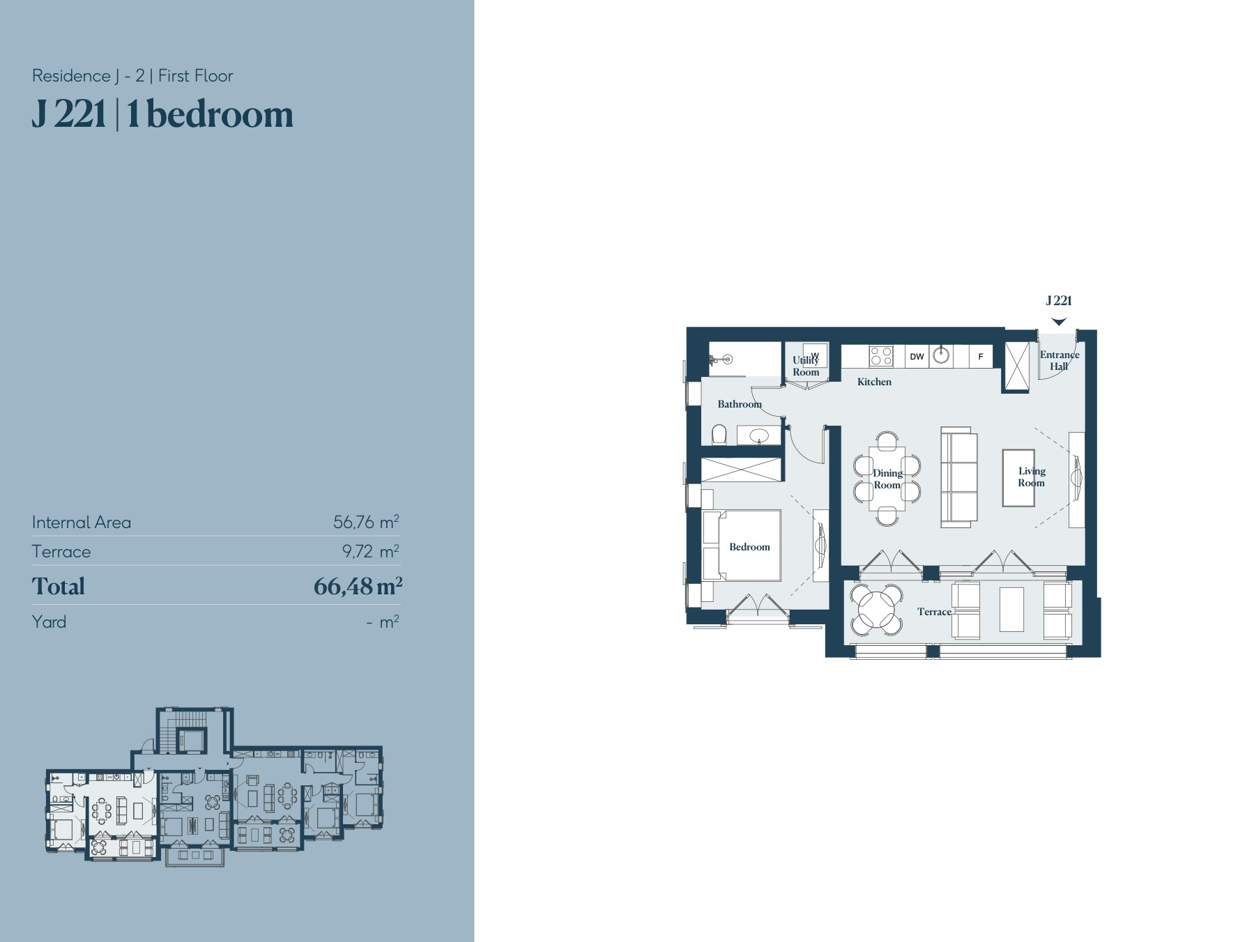 Stan Luštica Bay 66m2 - 2