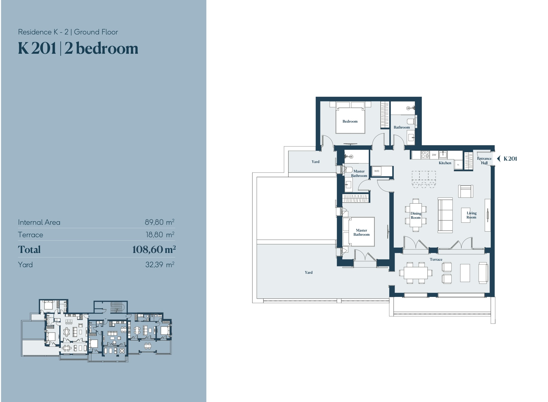 Luštica Bay'de 108m2'lik Apartman - 3