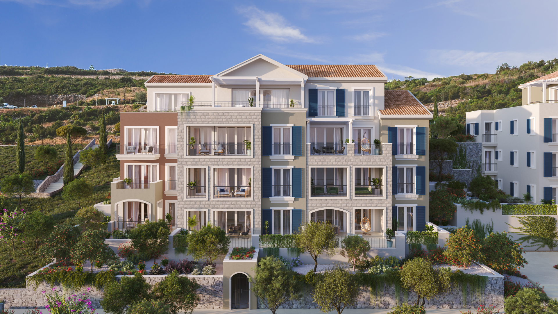 Luštica Bay'de 108m2'lik Apartman - 2