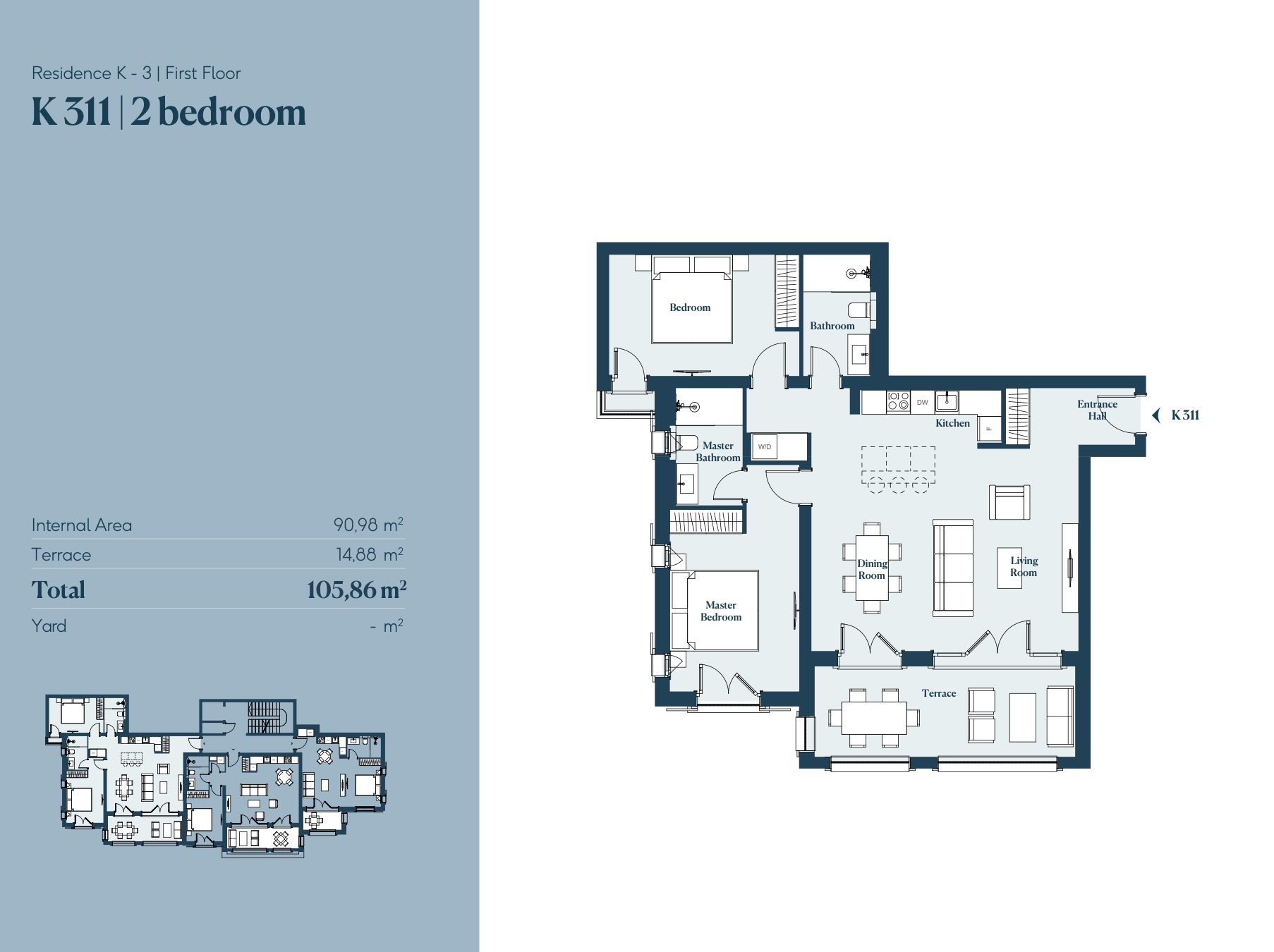 Apartment Luštica Bay 105m2 - 2