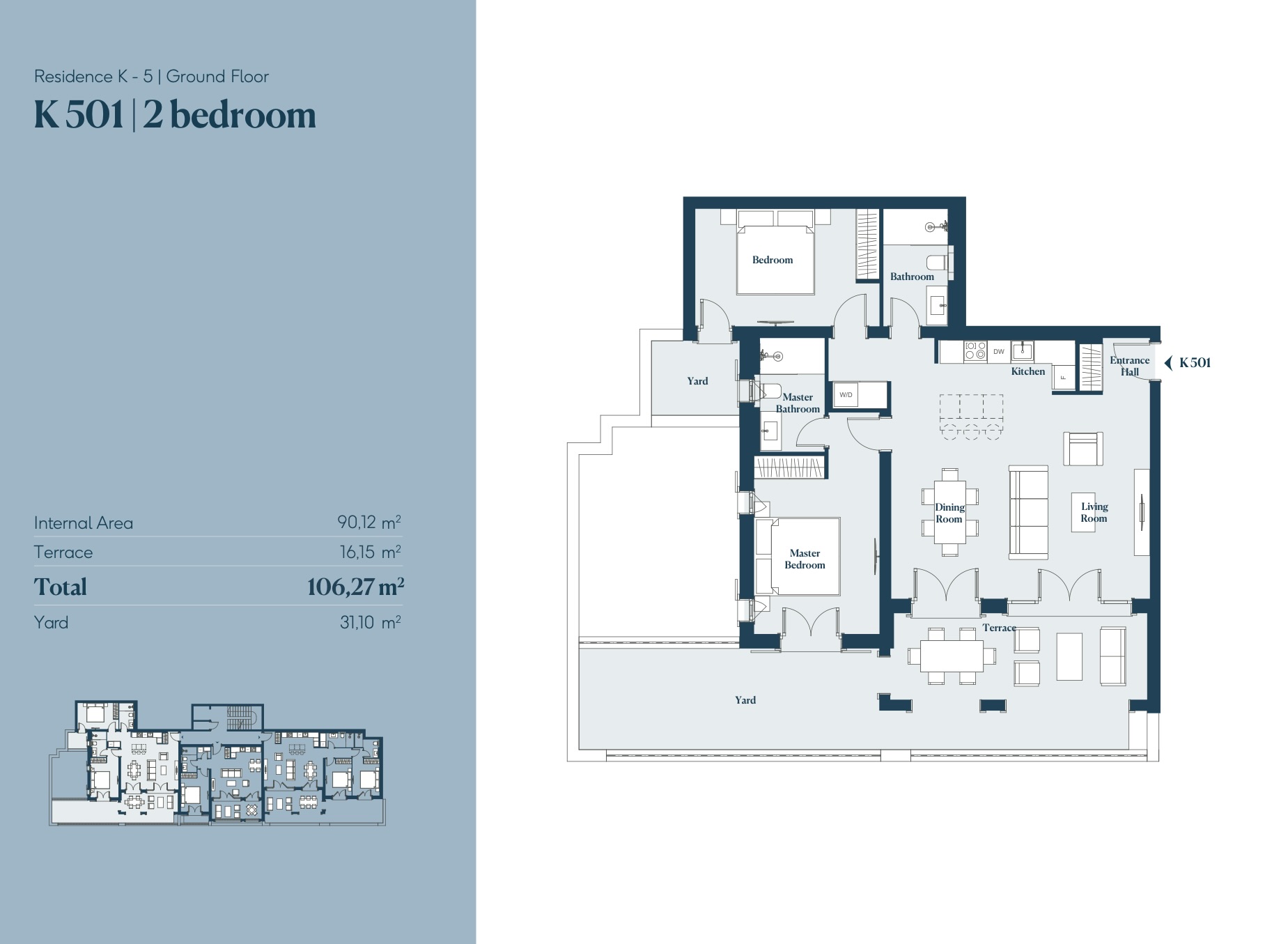 Apartment Luštica Bay 106m2 - 2