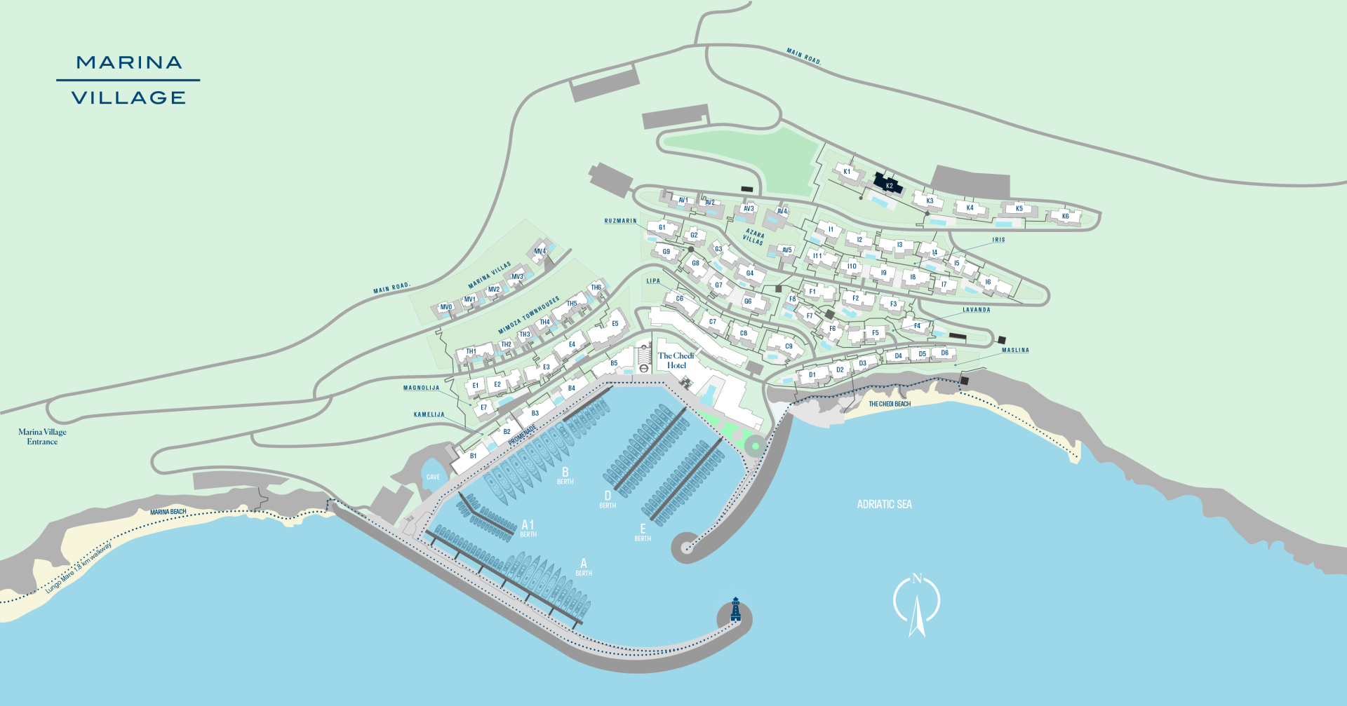Luštica Bay'de 105m2'lik Daire - 25