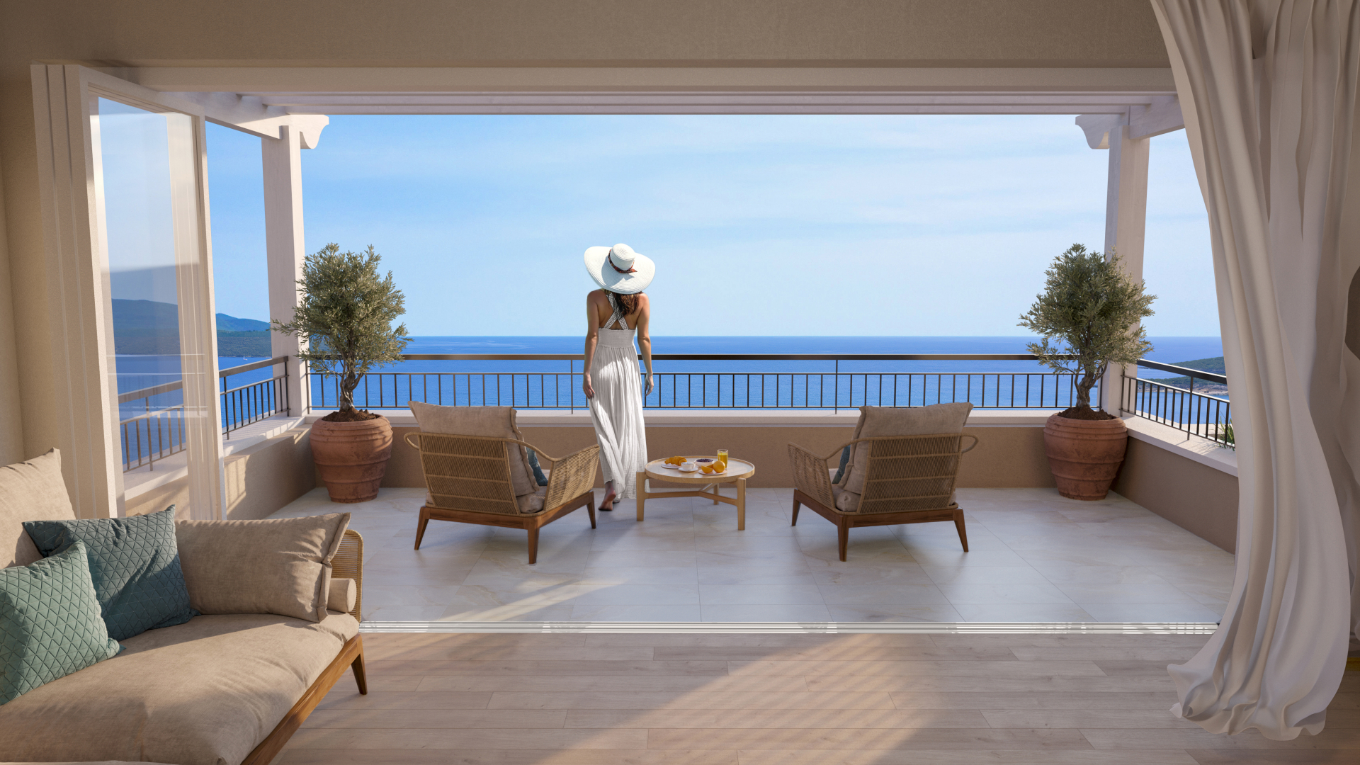 Luštica Bay'de 105m2'lik Daire - 27