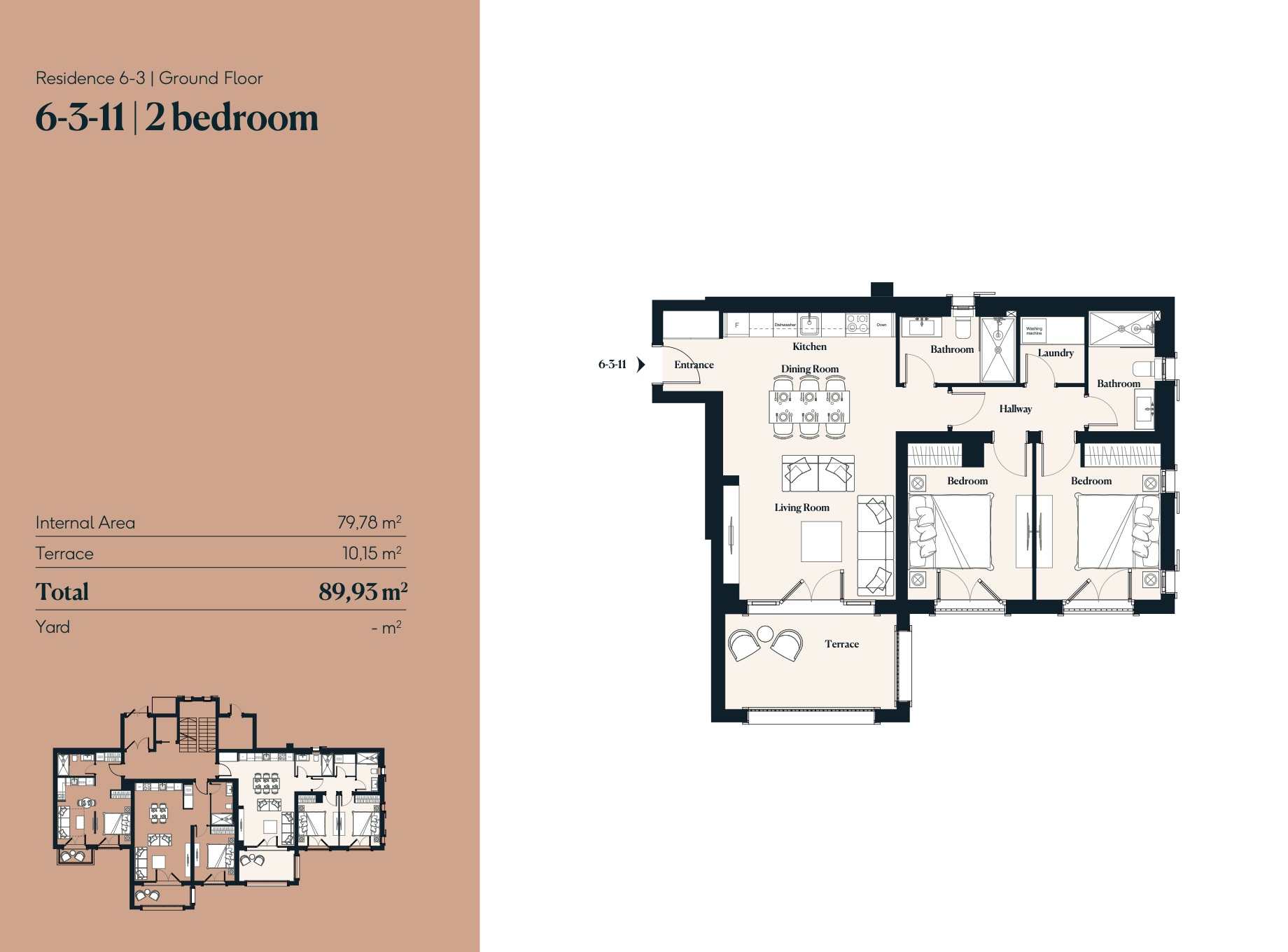 Stan Luštica Bay 89m2 - 2