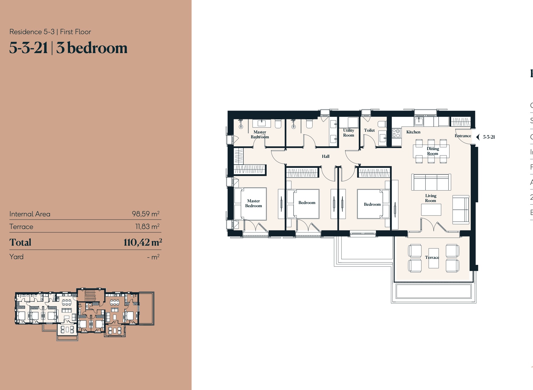 Apartment Luštica Bay 110m2 - 2