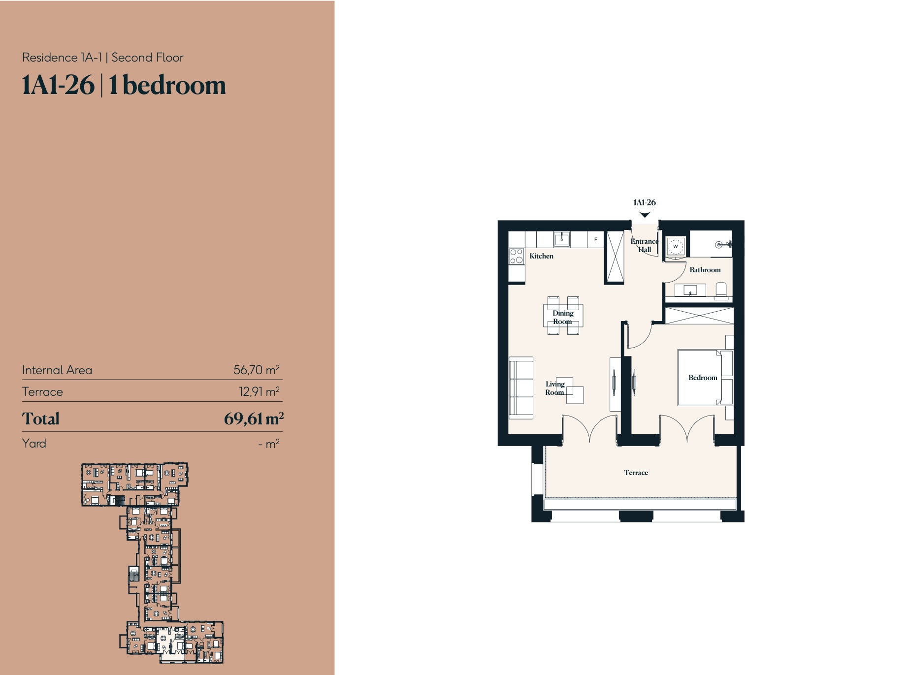 Stan Luštica Bay 69m2 - 2