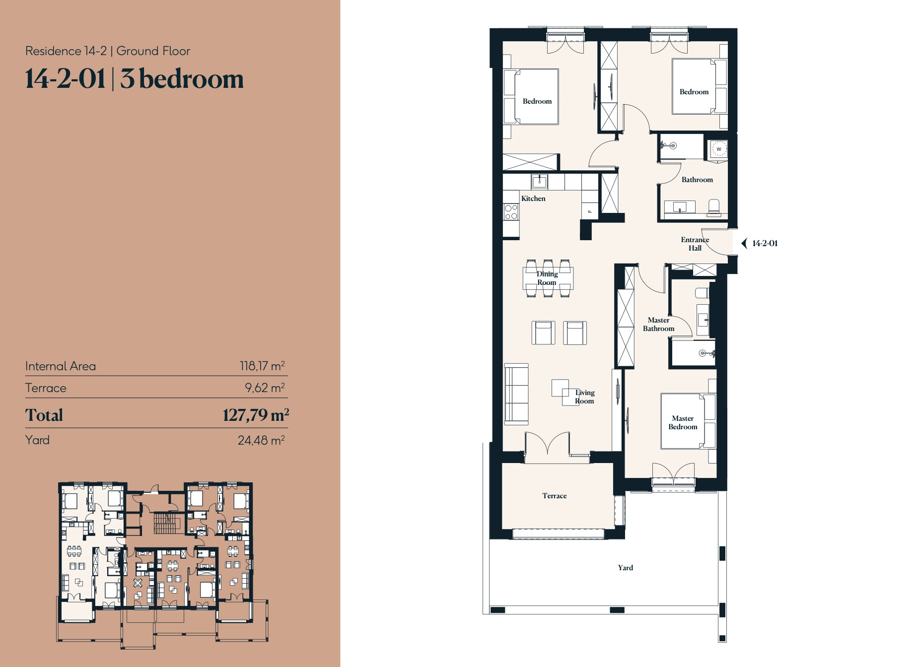 Apartment Luštica Bay 127m2 - 2