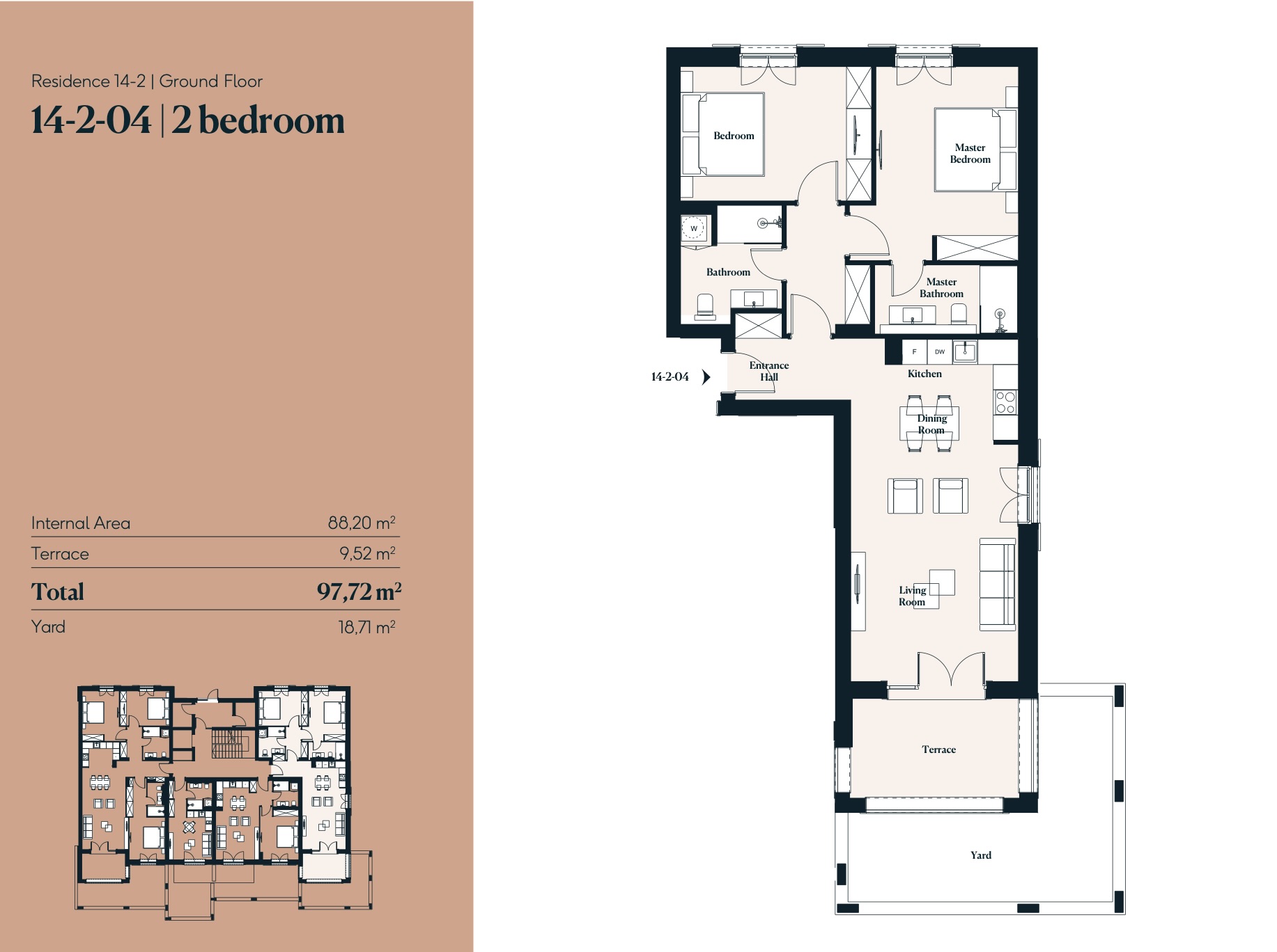 Stan Luštica Bay 97m2 - 2