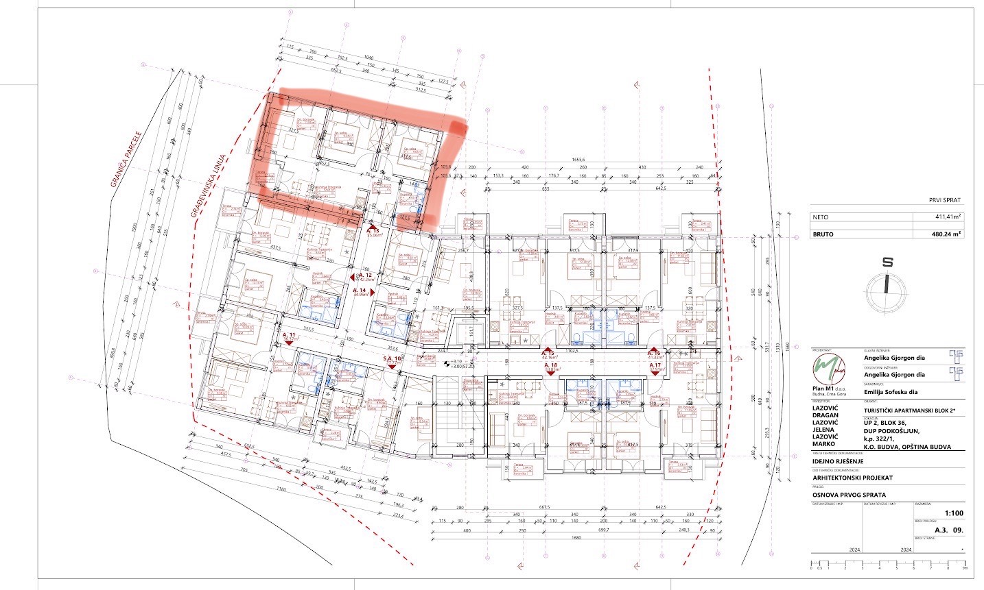Apartment Budva 55m2 - 12