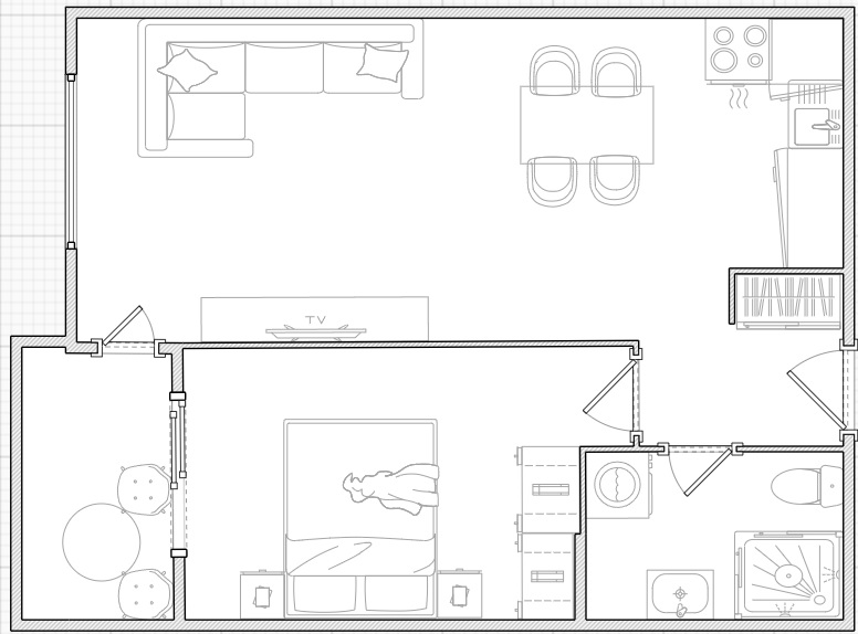 Apartment Becici 44m2 - 8