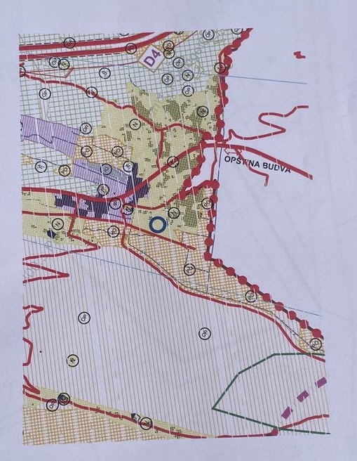 Urbanized Plot Lastva 1980m2