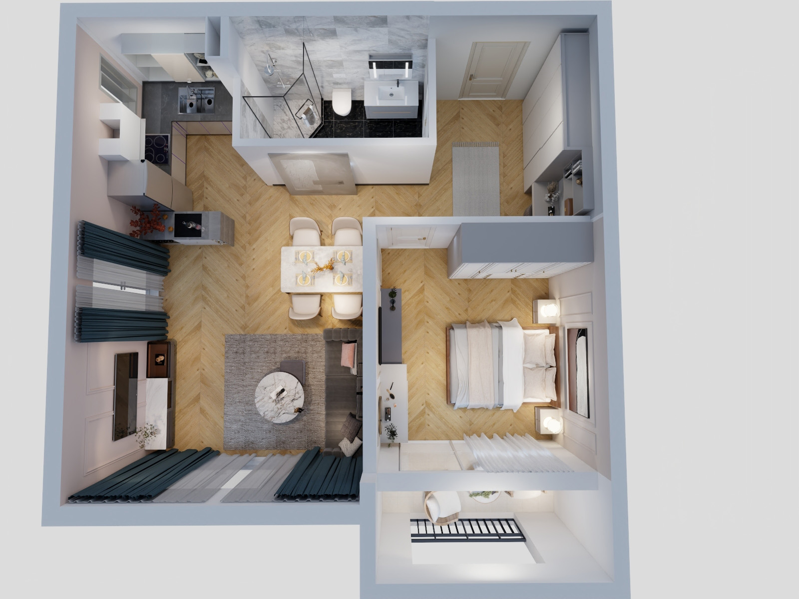 Apartment Sutomore 62m2 - 4