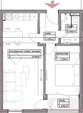 Apartment Lazi 46m2 - 2