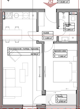 Apartment Lazi 46m2 - 3