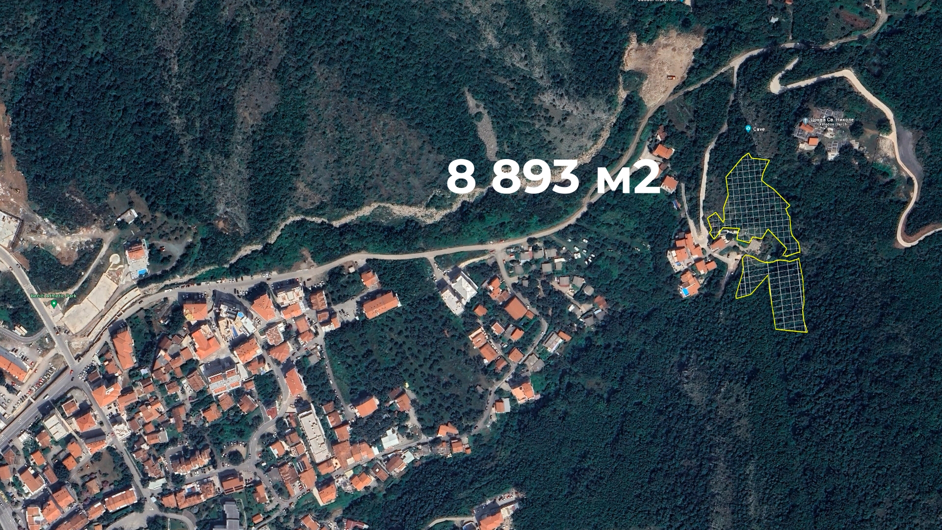 Urbanizovan Zemljiste Becici 8893m2 - 3