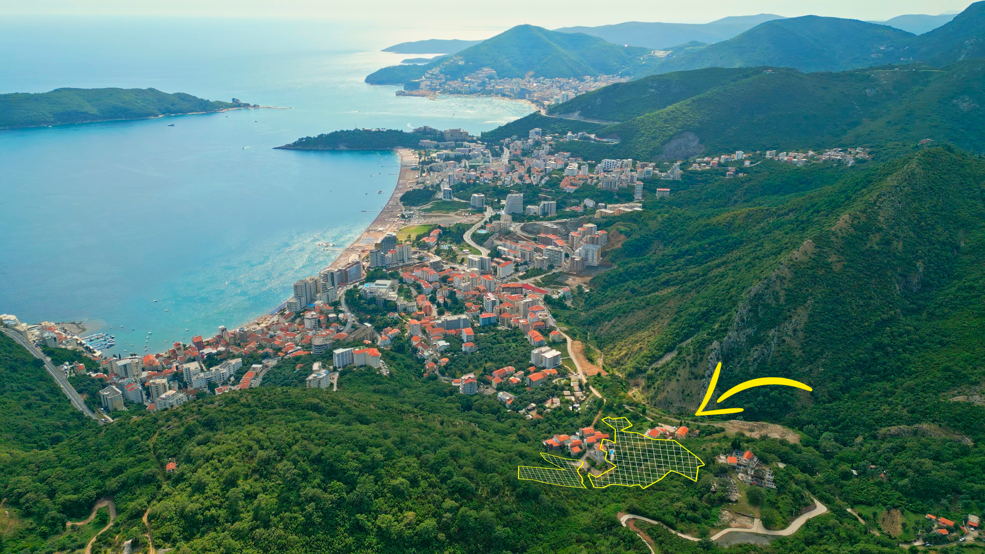 Urbanizovan Zemljiste Becici 8893m2 - 5