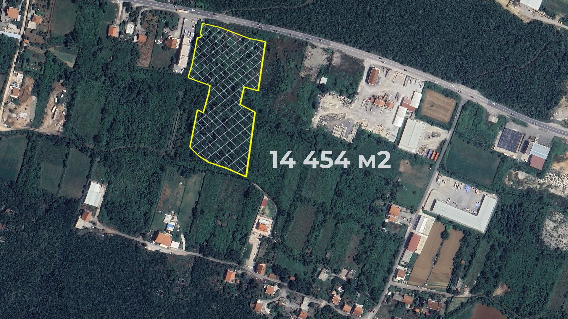 Urbanizovan Plac Glavati 14454m2 - 2