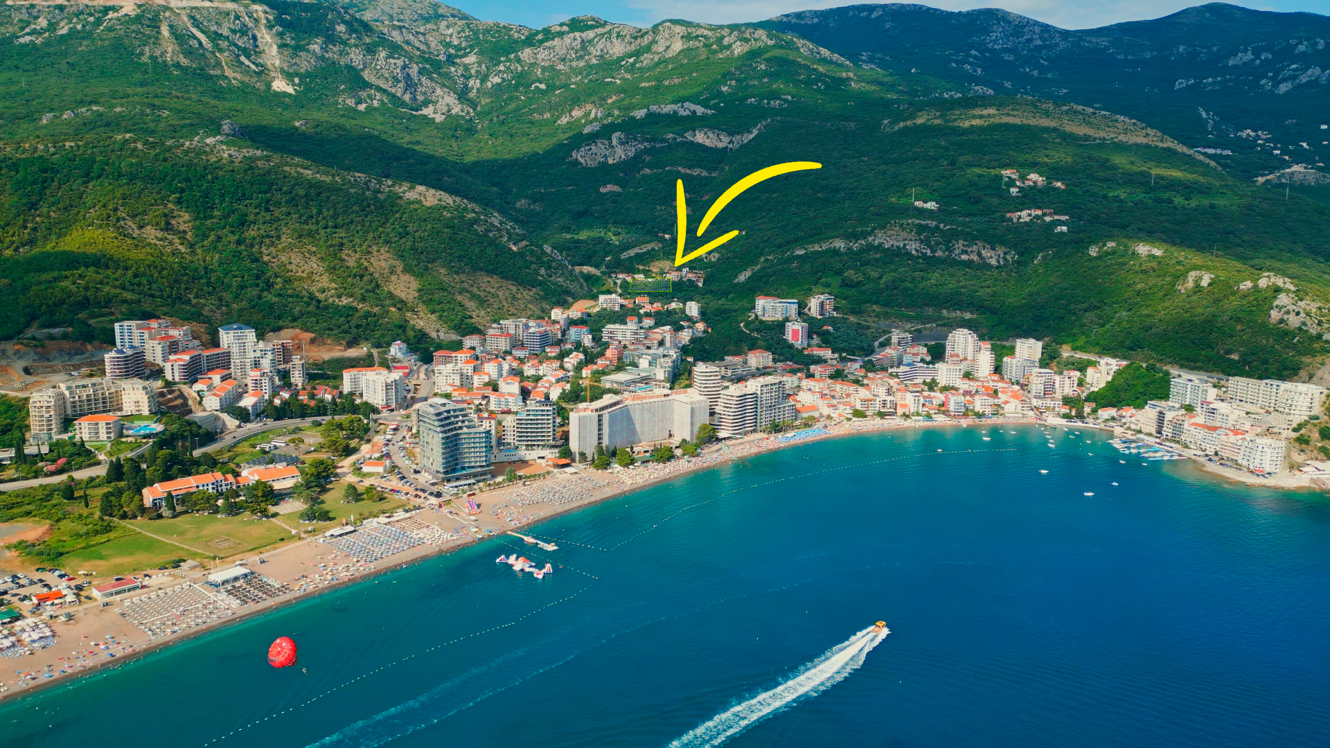 Urbanizovan Plac Becici 3650m2 - 3