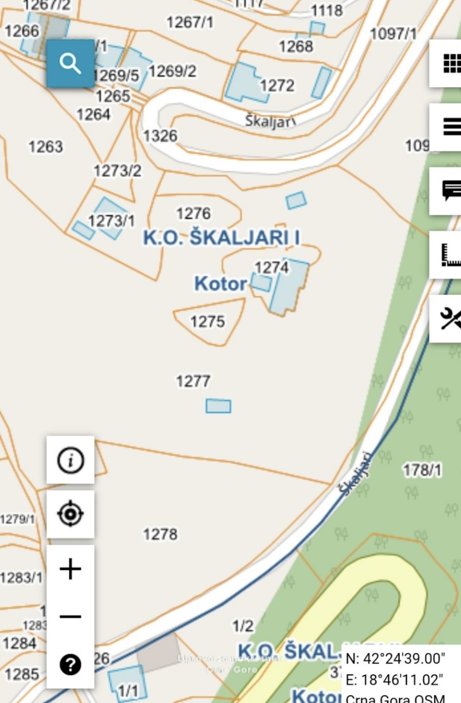 Urbanized Plot Skaljari 12000m2