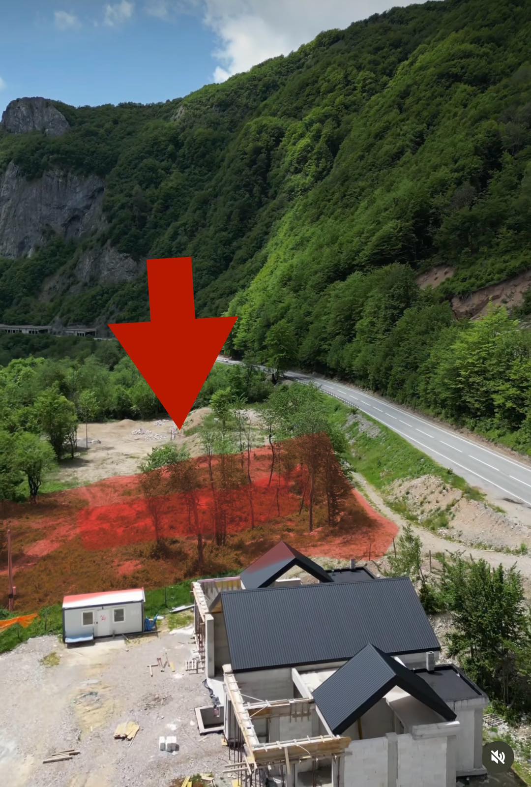 Kolasin'de 1250m2'lik Kentsel Arazi