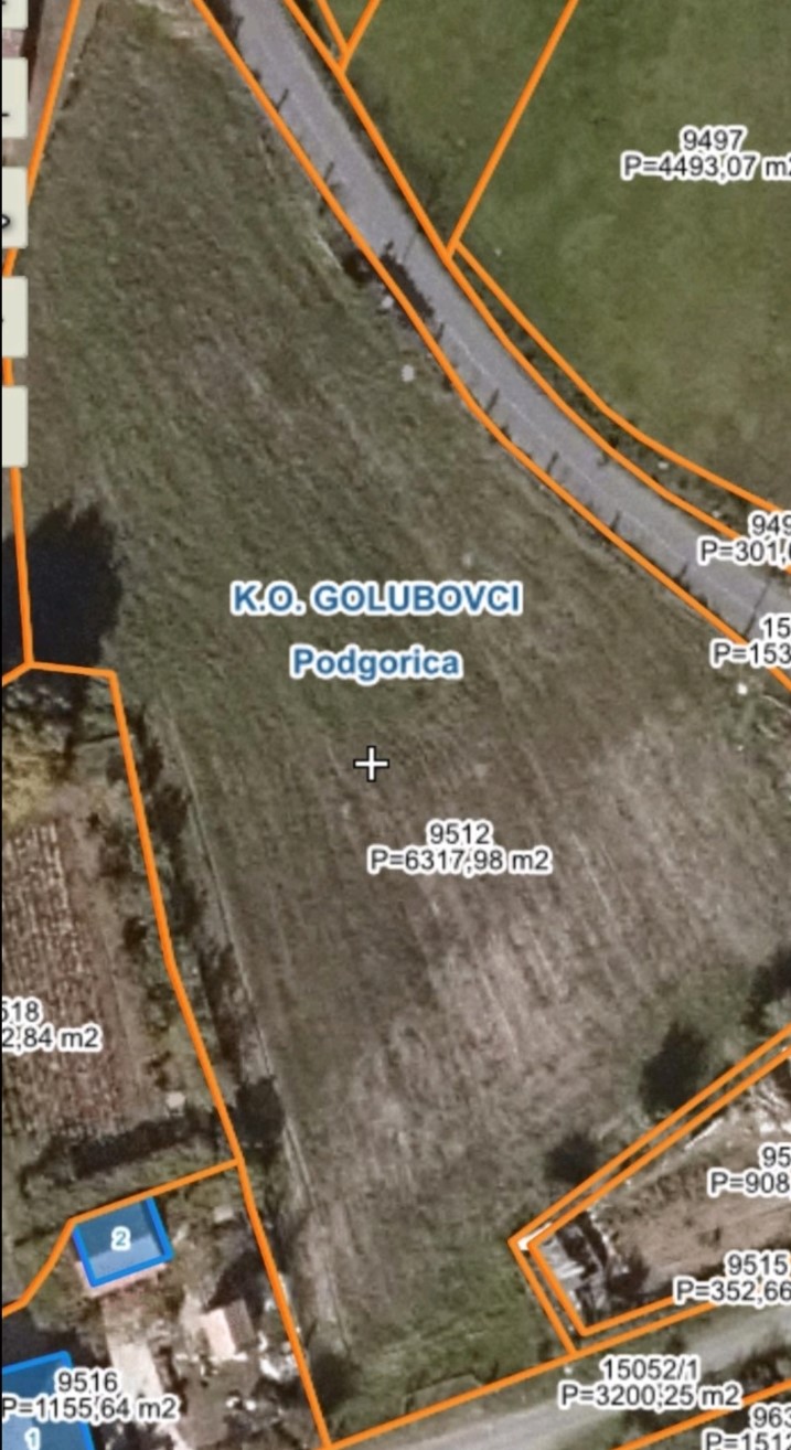 Urbanizovan Plac Golubovci 6317m2
