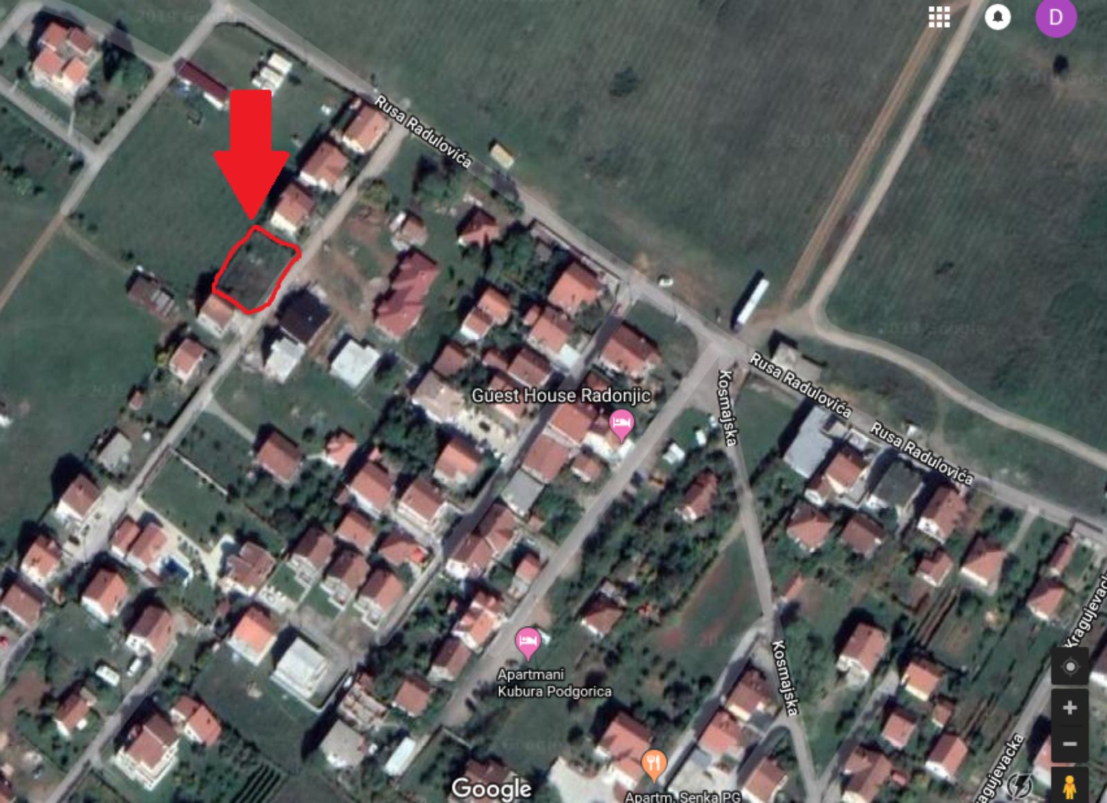 Land Gornja Gorica 397m2 - 2
