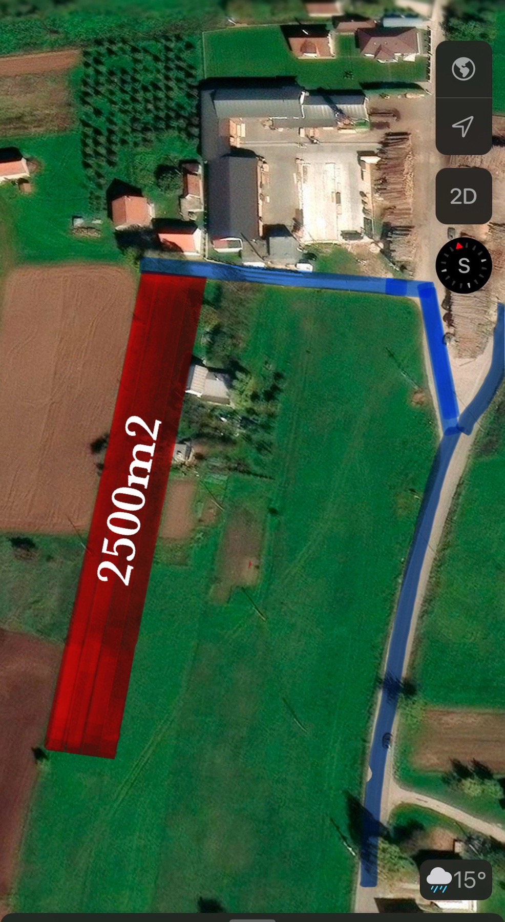 Land Gornje Polje 2555m2