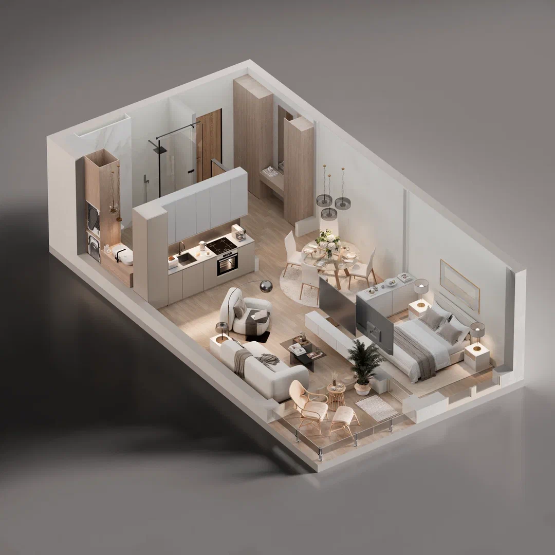 Apartments for sale Becici from 52m2 to 104m2  - 6