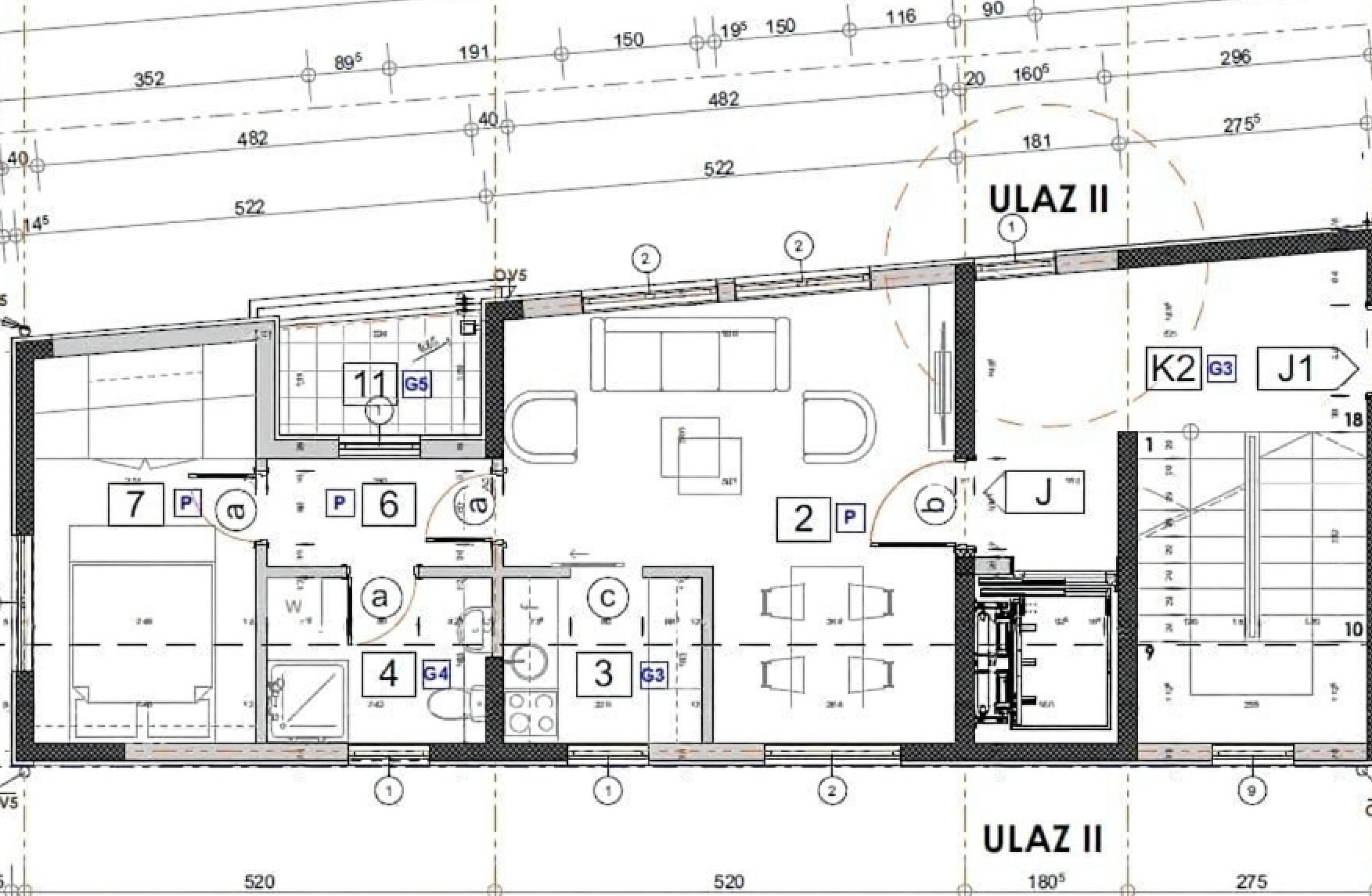 Satılık Bir Yatak Odalı Daire Momišići 45m2 - 2