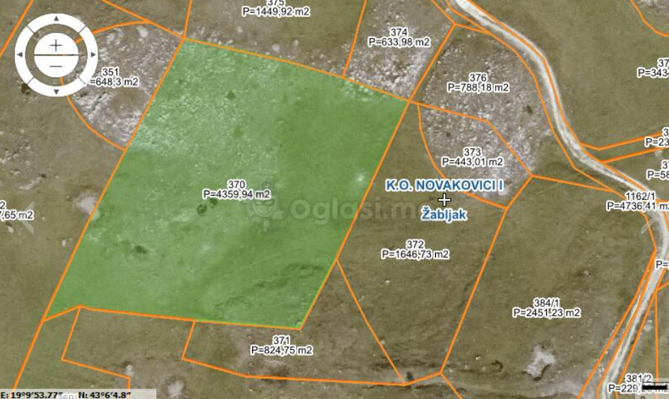 Urbanized Plot for sale Zabljak 7089m2 - 2