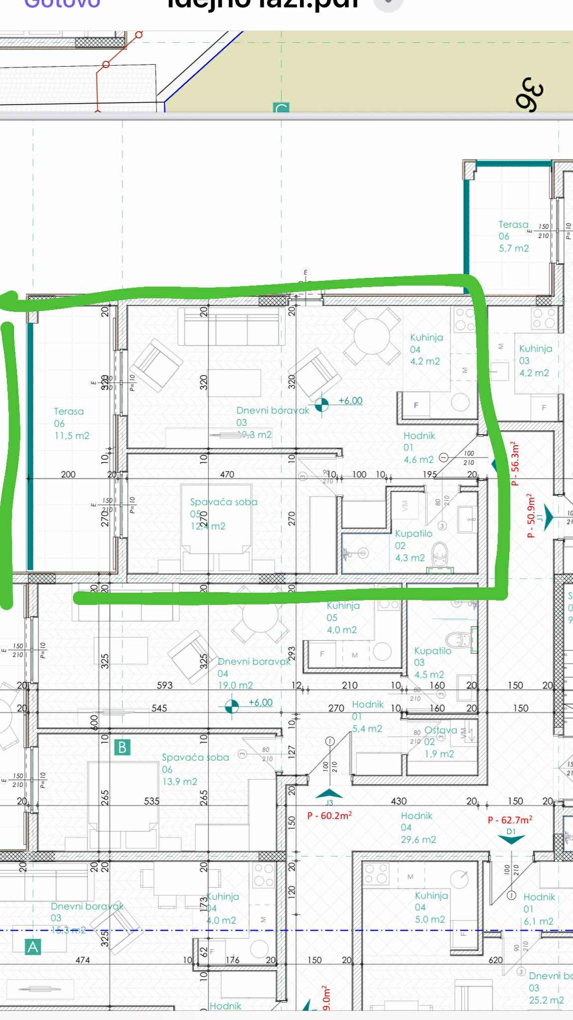 One bedroom apartment for sale Budva 56m2 - 3