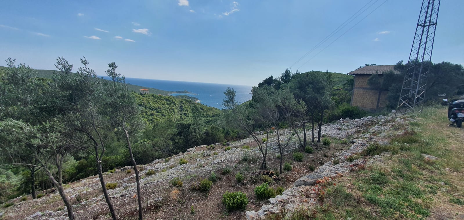 Urbanized plot 4550 m² Lustica - 2