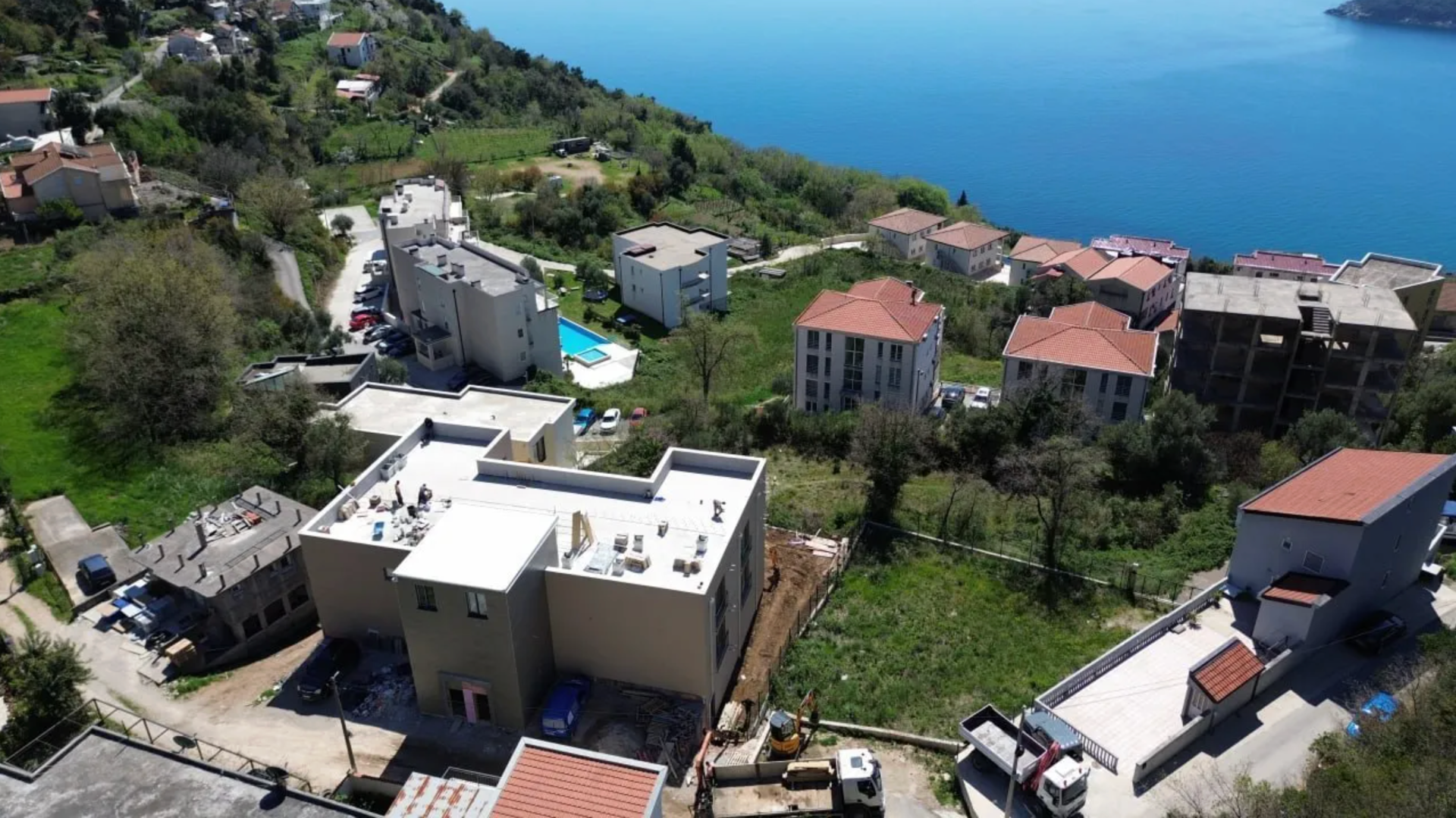 Бутик-отель 1,630 м² с 20 номерами, панорамный вид на море, Черногория - 9