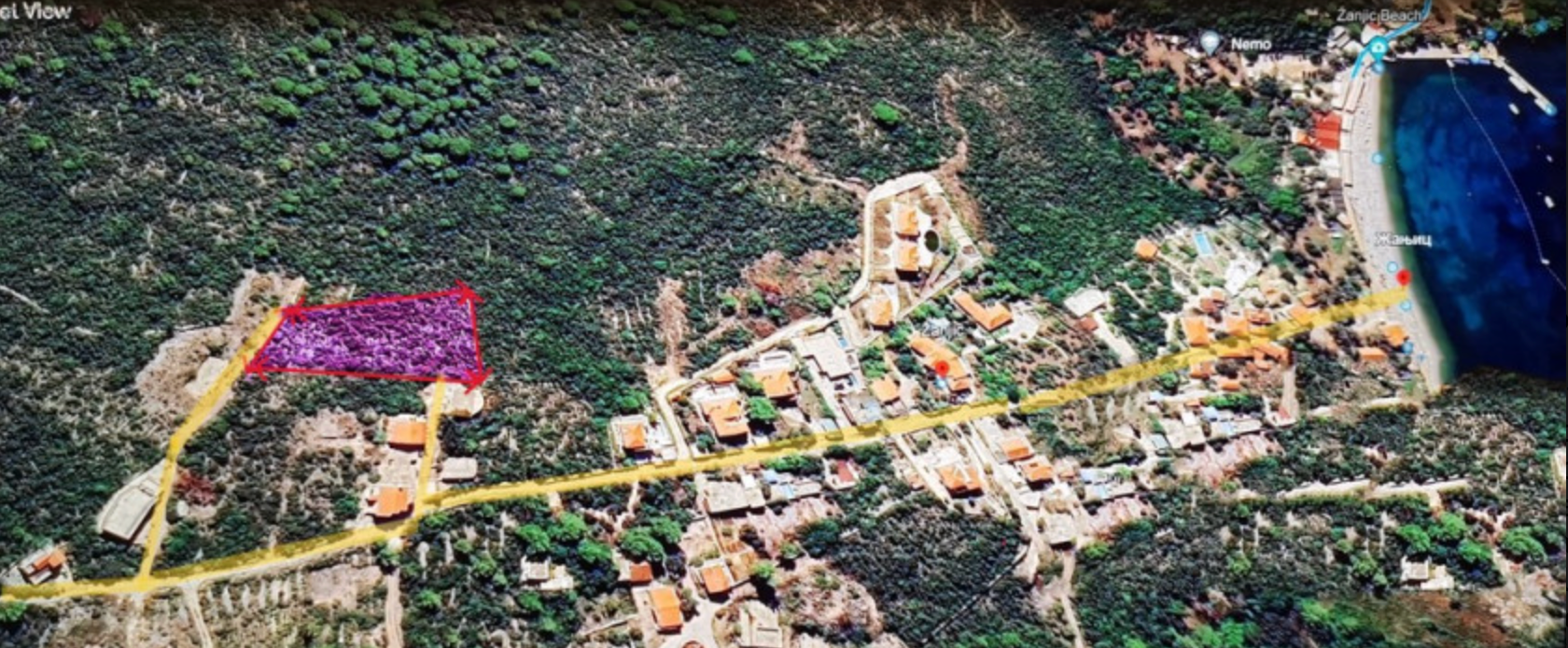 Urbanizovan plac 2852m2 Žanjice Herceg Novi - 6