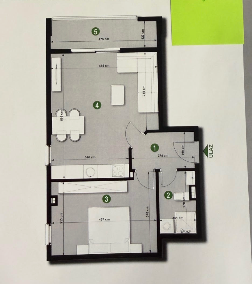 One bedroom apartment 53m2 exclusive complex Bar - 2