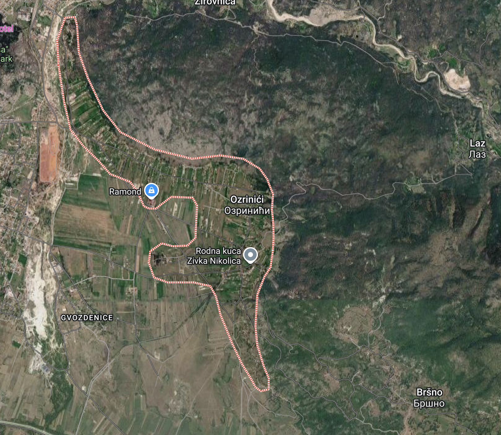 Land for sale Ozrinici 3746m2 - 2